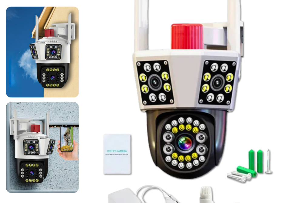 CAMARA DE SEGURIDAD CON ALARMA